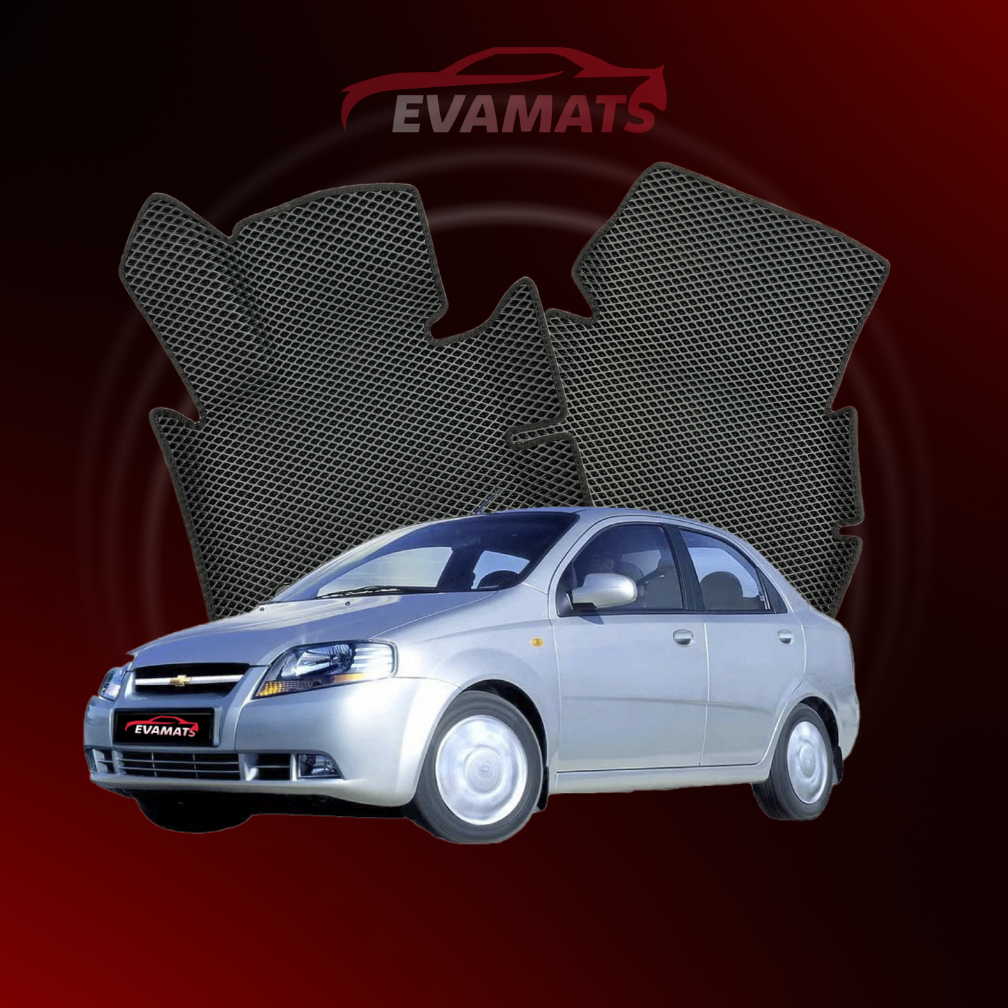 Alfombrillas EVAMATS para Chevrolet Aveo(T200) 1ª generación año 2002-2011 SEDAN