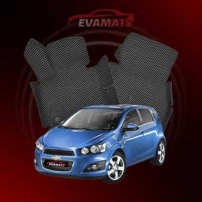 Autokoberce EVAMATS pre Chevrolet Aveo(T300) 3 gen 2011-2020 rok HATCHBACK 5 dv.