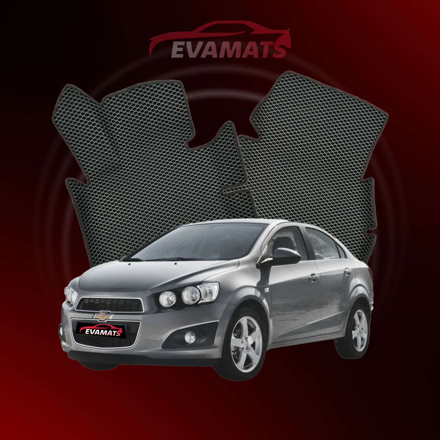 Autokoberce EVAMATS pre Chevrolet Aveo(T300) 3 gen 2011-2020 SEDAN