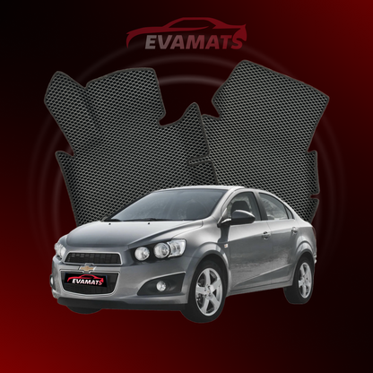 Autokoberce EVAMATS pre Chevrolet Aveo(T300) 3 gen 2011-2020 SEDAN