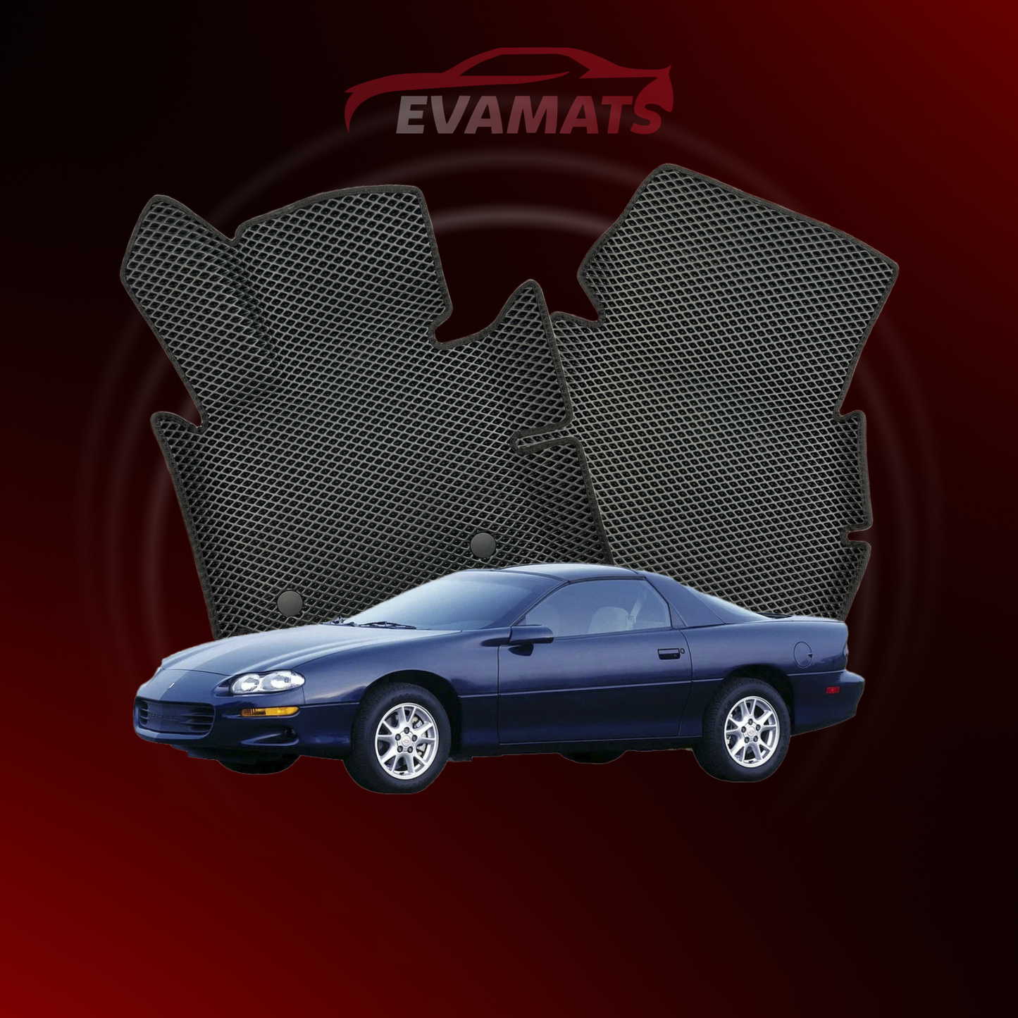 Autokoberce EVAMATS pre Chevrolet Camaro 4 gen 1992-2002 rok COUPE