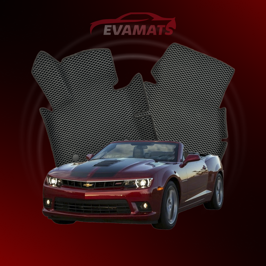 Fußmatten EVAMATS für Chevrolet Camaro 5 Gen 2009-2015 Jahr CABRIO