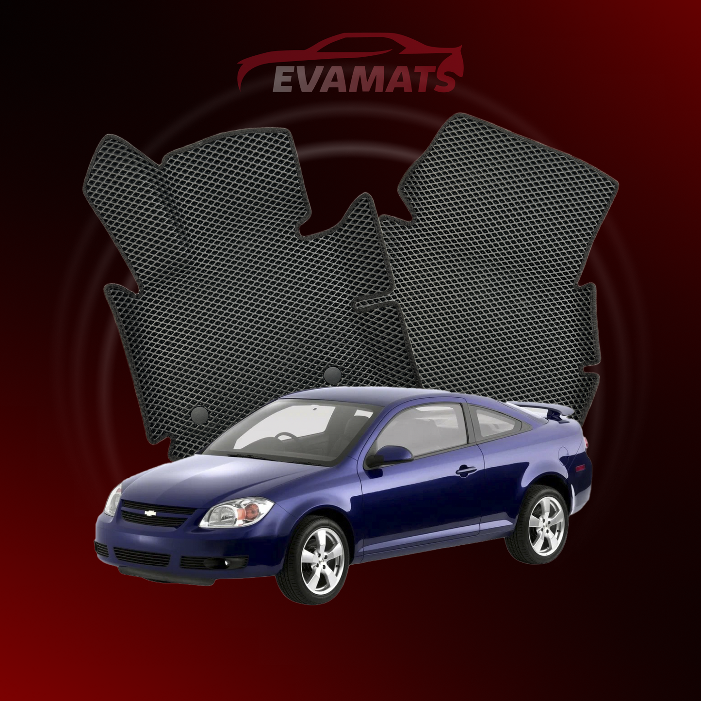 Autokoberce EVAMATS pro Chevrolet Cobalt 1 gen 2004-2010 rok COUPE