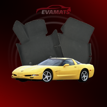 Fußmatten EVAMATS für Chevrolet Corvette (C5) 5. Generation 1997-2004 Jahr COUPE