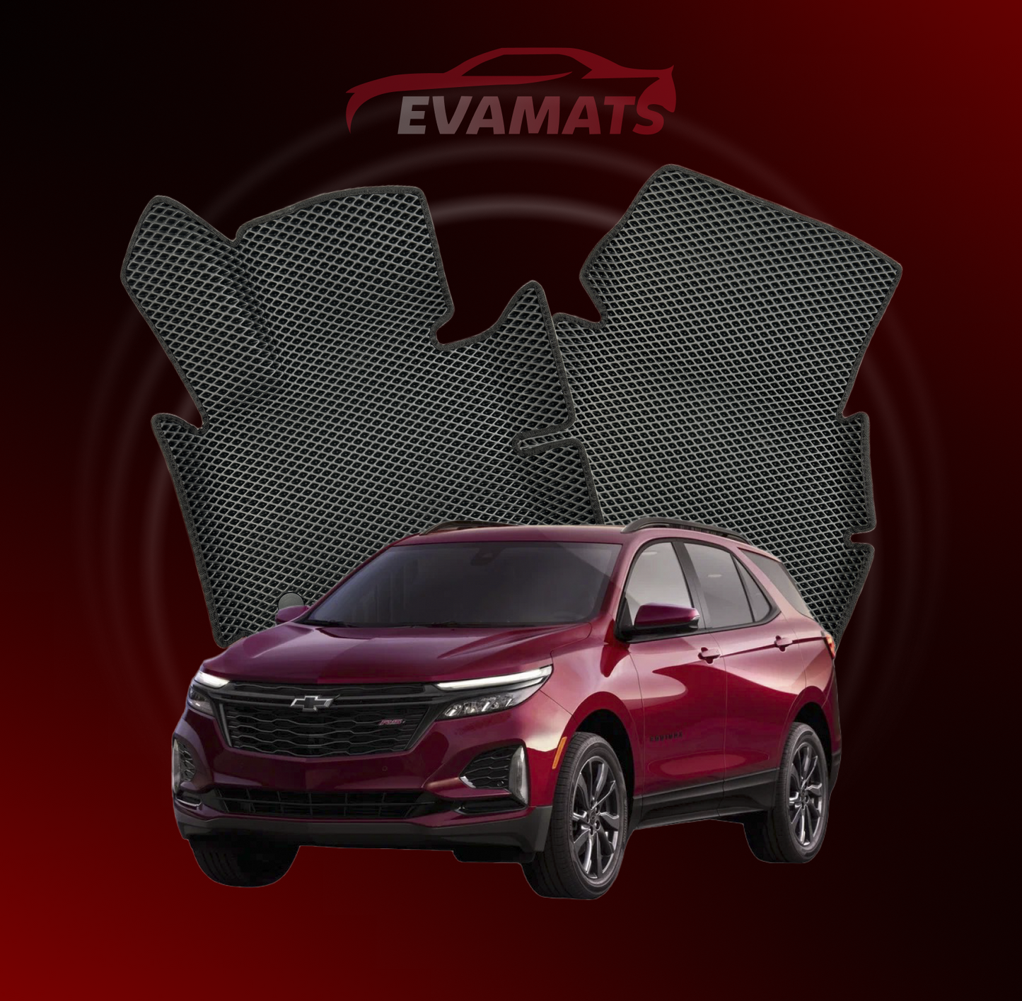 Alfombrillas EVAMATS para Chevrolet Equinox 3ª generación años 2017-2025 SUV