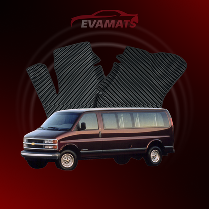 Alfombrillas de coche EVAMATS para Chevrolet Express 1ª generación año 1995-2002 MINIVAN