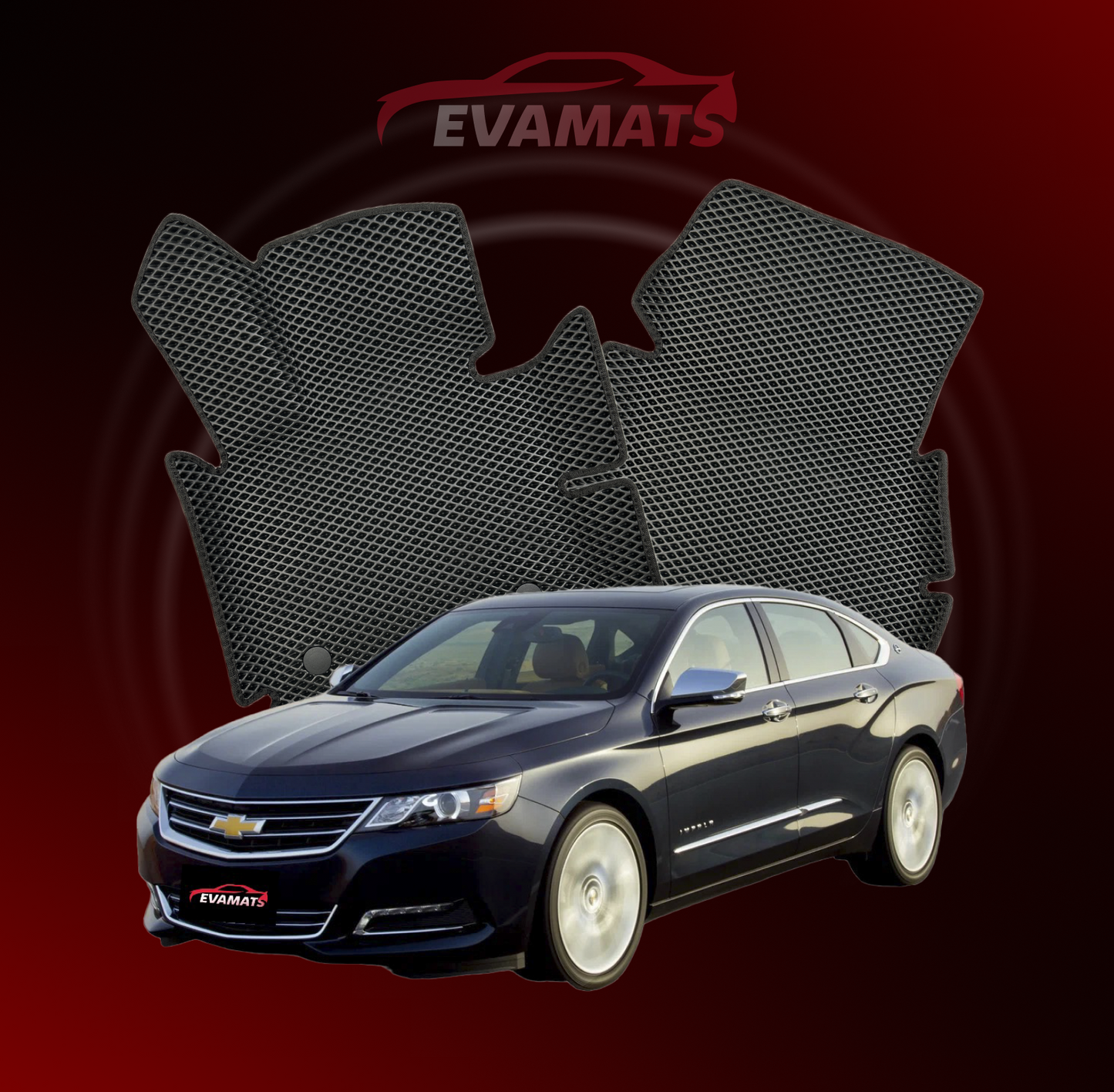 Alfombrillas de coche EVAMATS para Chevrolet Impala 10ª generación 2013-2020 SEDAN