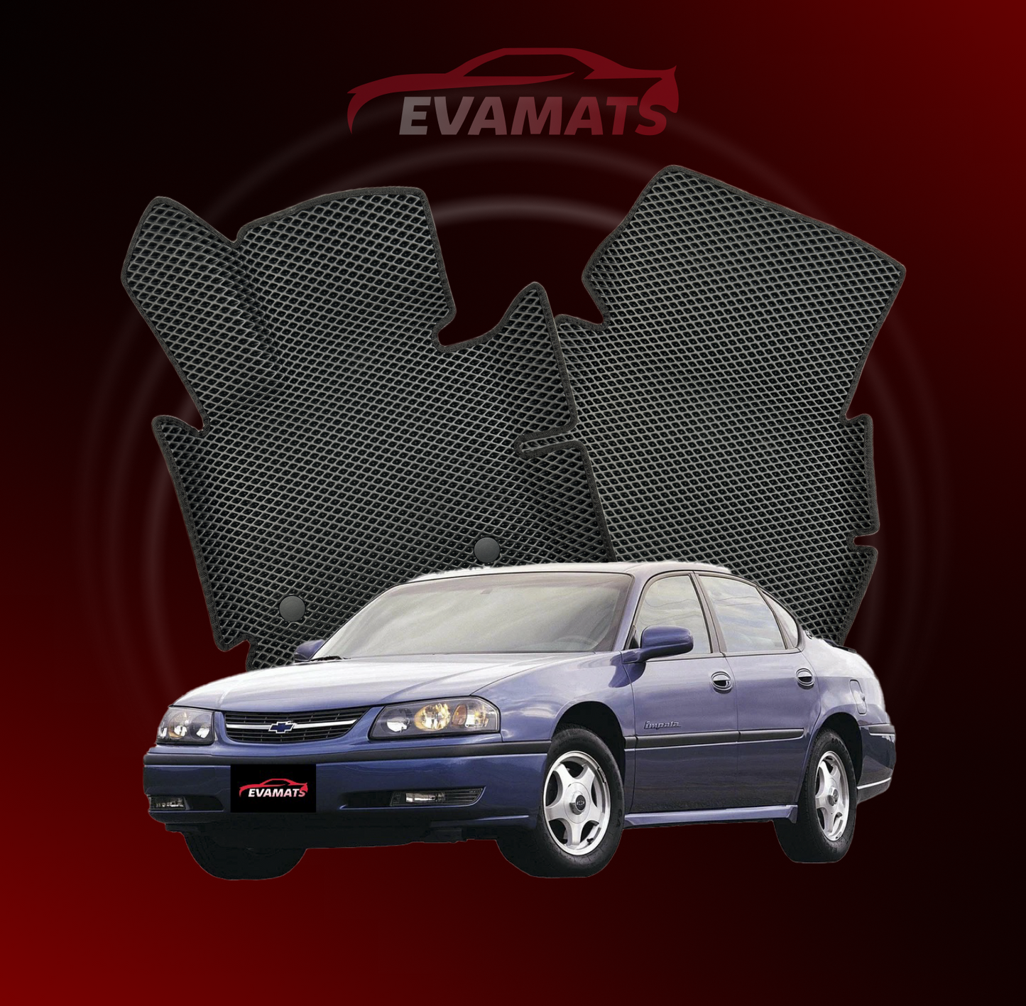 Autokoberce EVAMATS pro Chevrolet Impala 8 gen 1999-2006 rok SEDAN