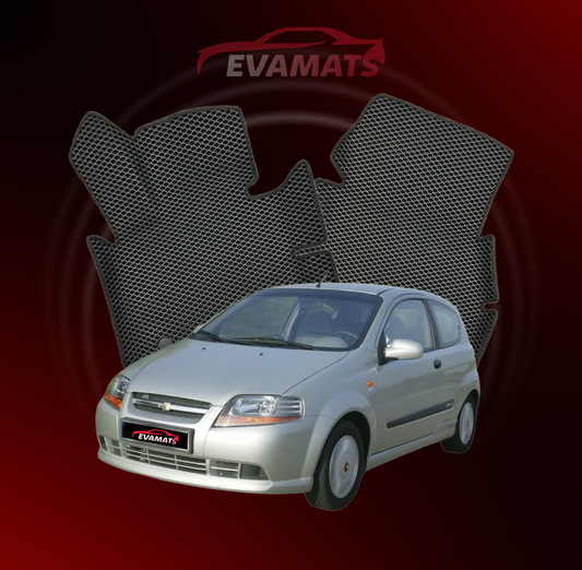 Car mats EVAMATS for Chevrolet Kalos 1 gen 2003-2008 year HATCHBACK 3 door