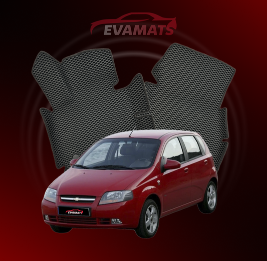 Autokoberce EVAMATS pre Chevrolet Kalos 1 gen 2003-2008 rok HATCHBACK 5 dv.