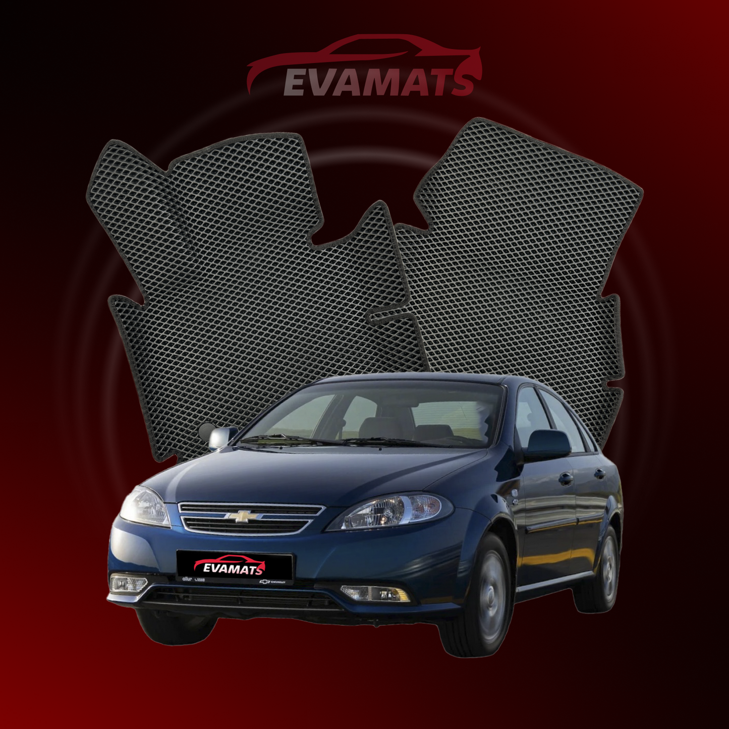 Autokoberce EVAMATS pro Chevrolet Lacetti(J200) 1 gen 2004-2013 rok SEDAN