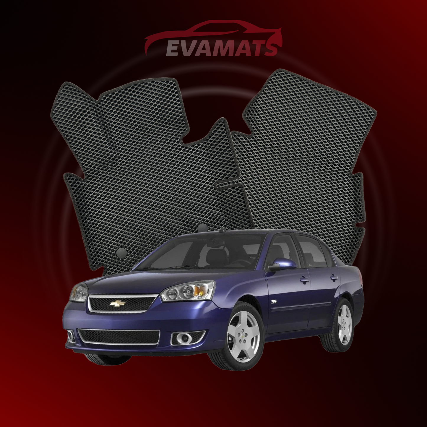 Alfombrillas de coche EVAMATS para Chevrolet Malibu 6ª generación año 2003-2008 SEDAN