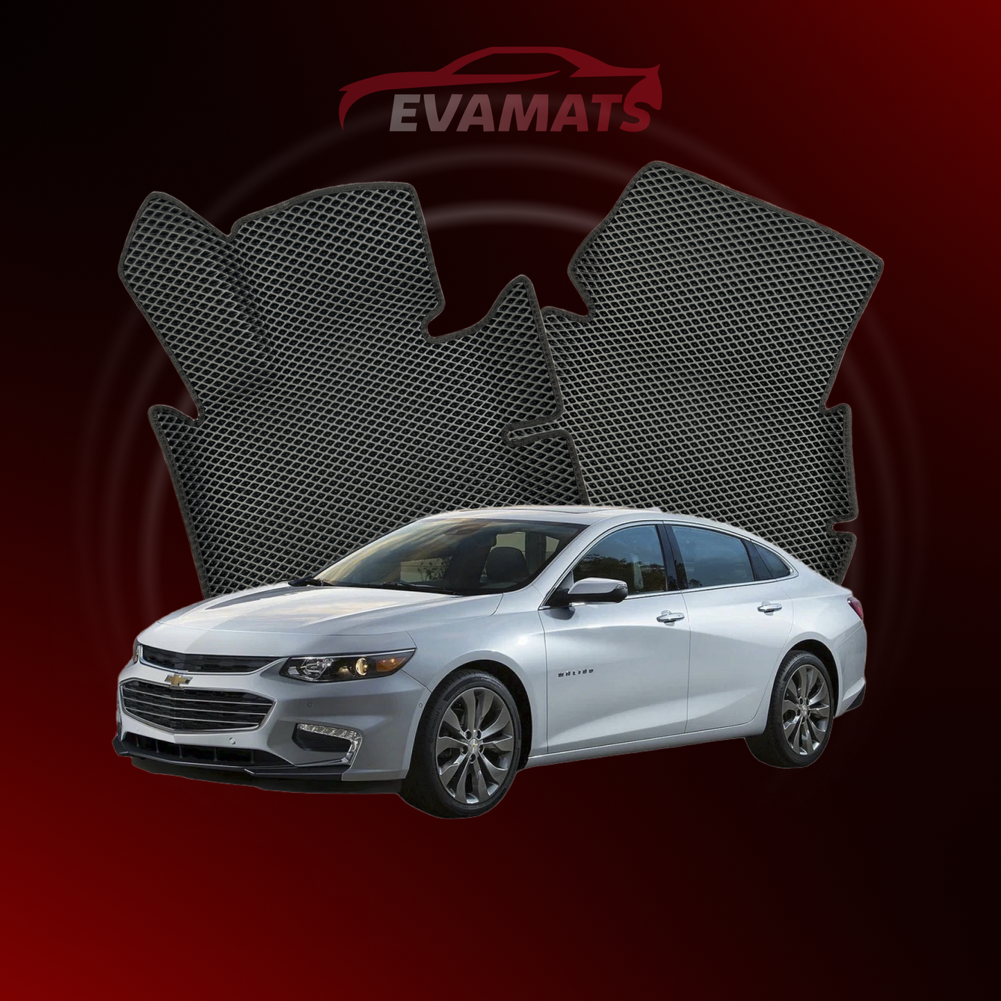 Fußmatten EVAMATS für Chevrolet Malibu 9. Generation 2015–2025, Limousine