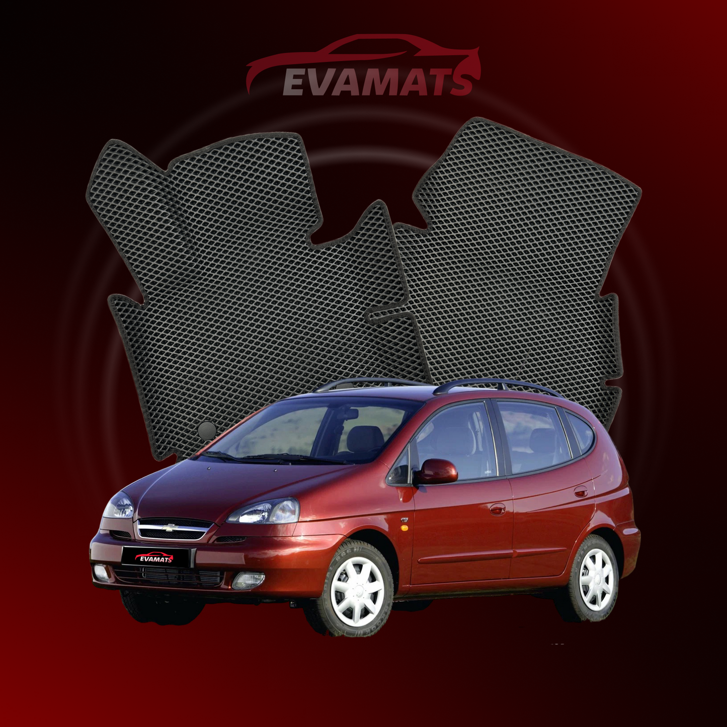 Autokoberce EVAMATS pre Chevrolet Tacuma 1 gen 2000-2008 rok MINIVAN