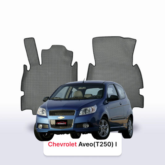 Car mats EVAMATS for Chevrolet Aveo(T250) 1 gen 2005-2012 year HATCHBACK 3 door