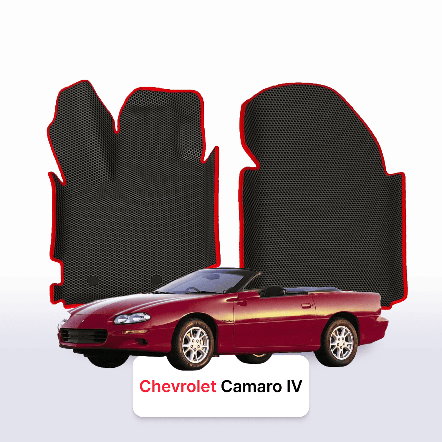 Car mats EVAMATS for Chevrolet Camaro 4 gen 1992-2002 year CABRIO