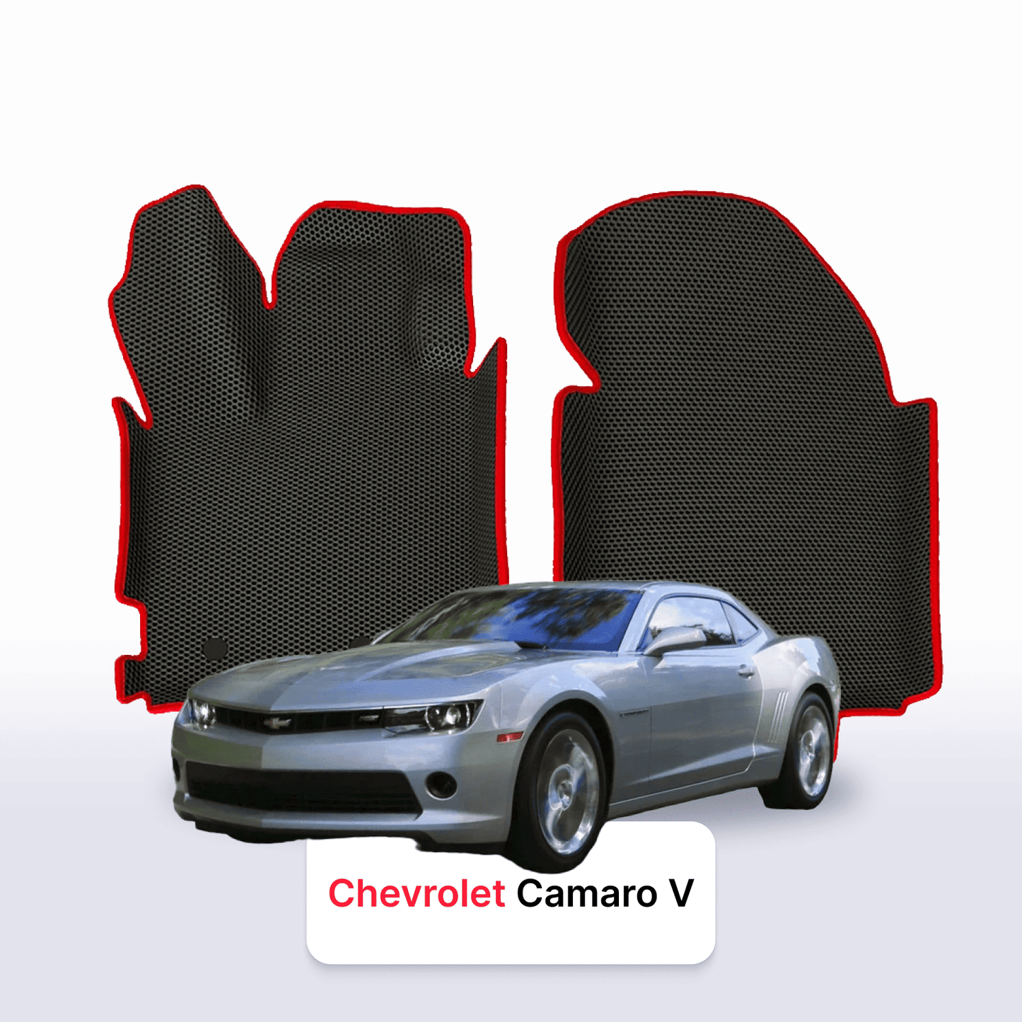 Car mats EVAMATS for Chevrolet Camaro 5 gen 2009-2015 year COUPE