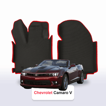 Car mats EVAMATS for Chevrolet Camaro 5 gen 2009-2015 year CABRIO