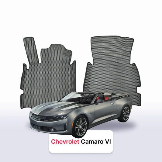 Car mats EVAMATS for Chevrolet Camaro 6 gen 2015-2023 year CABRIO