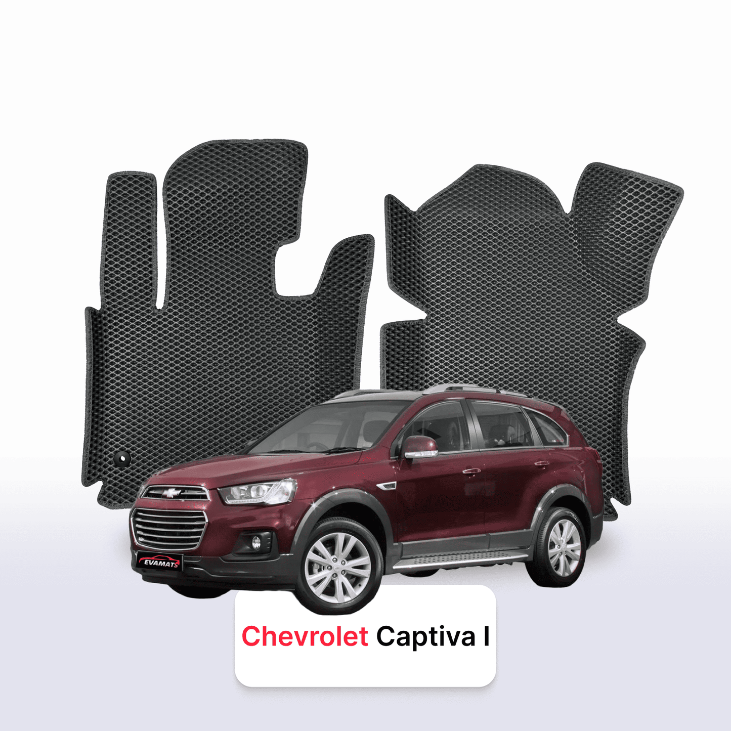Car mats EVAMATS for Chevrolet Captiva 1 gen 2011-2018 year SUV