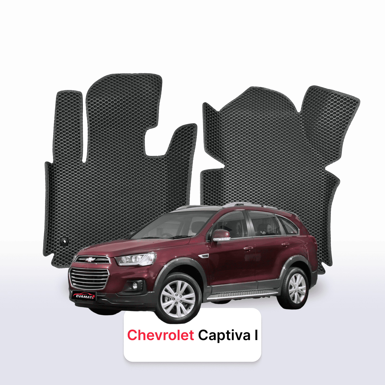 Car mats EVAMATS for Chevrolet Captiva 1 gen 2011-2018 year SUV