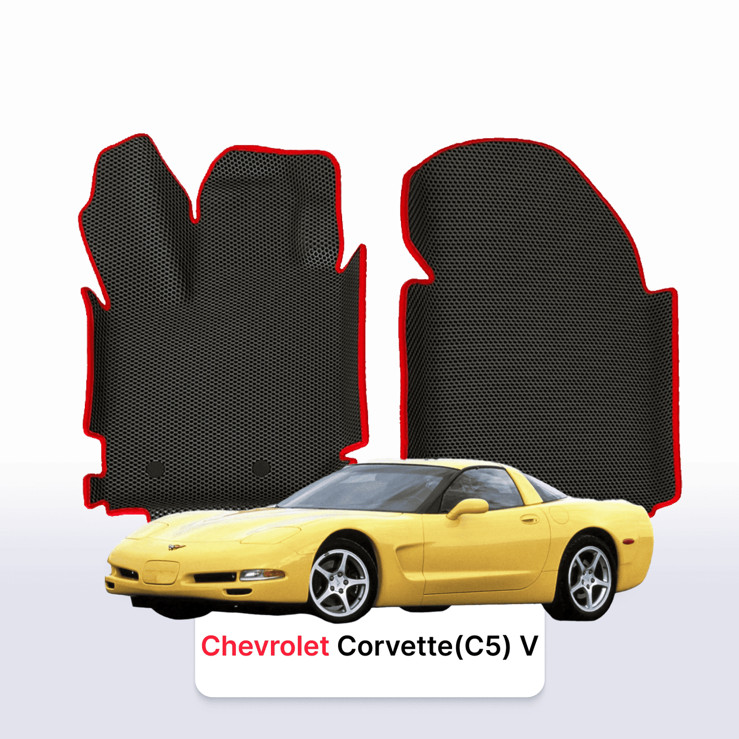 Car mats EVAMATS for Chevrolet Corvette(C5) 5 gen 1997-2004 year COUPE