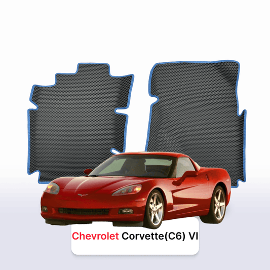 Car mats EVAMATS for Chevrolet Corvette(C6) 6 gen 2004-2014 year COUPE