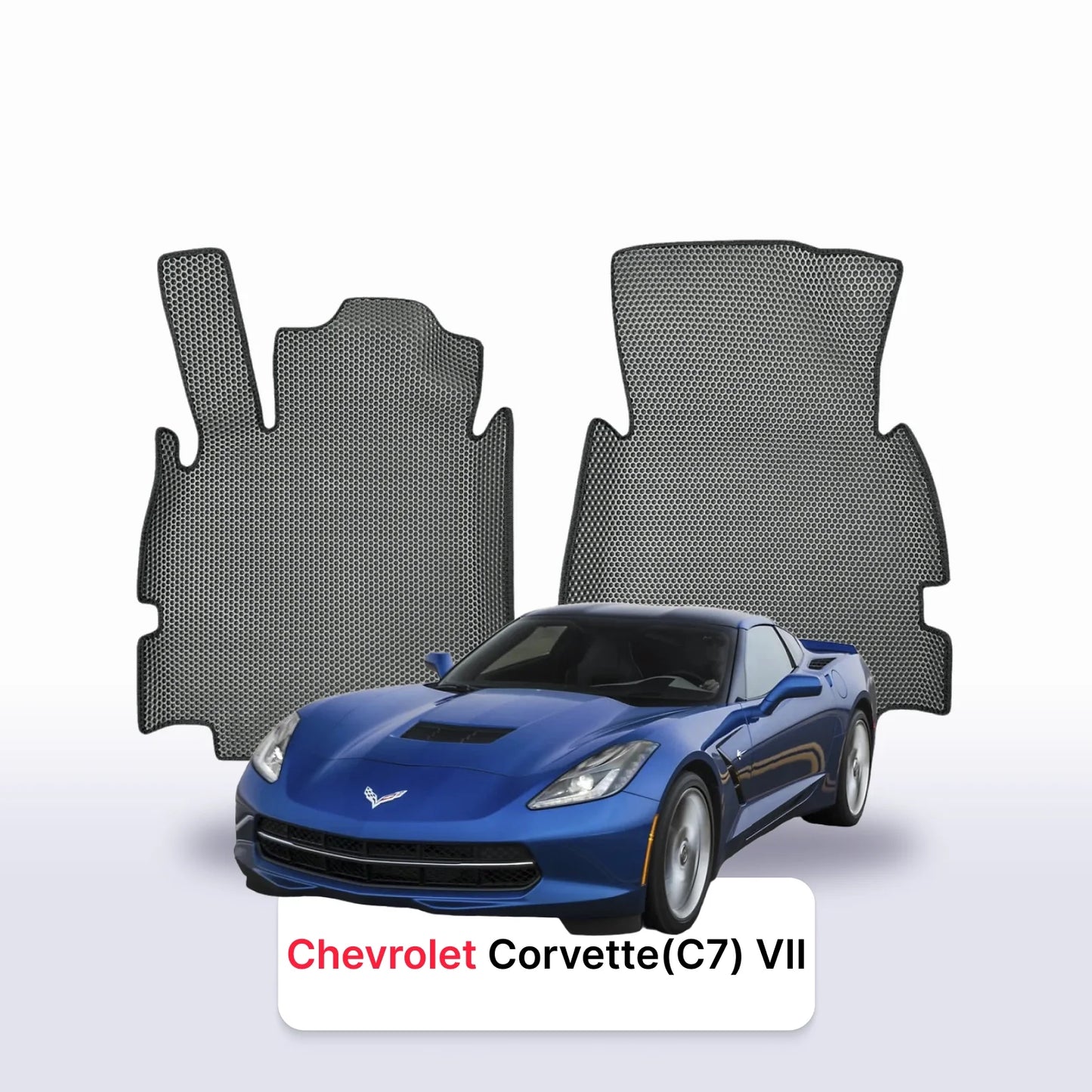 Car mats EVAMATS for Chevrolet Corvette(C7) 7 gen 2013-2019 year COUPE