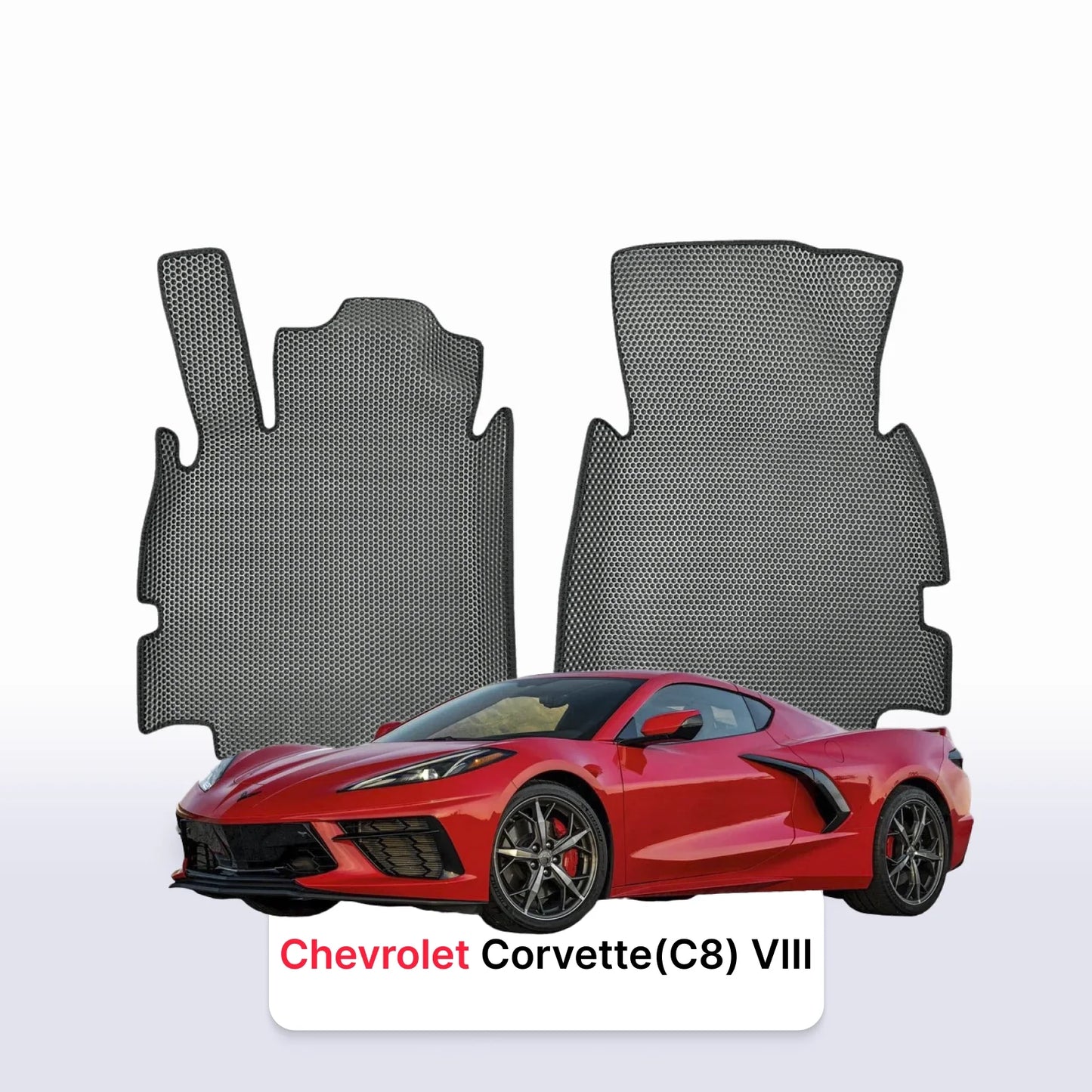 Car mats EVAMATS for Chevrolet Corvette(C8) 8 gen 2020-2025 year COUPE