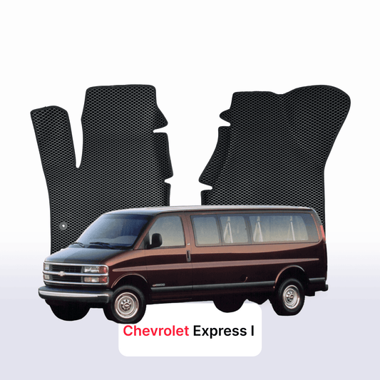 Autokoberce EVA pre Chevrolet Express 1 gen 1995-2002 rok MINIVAN