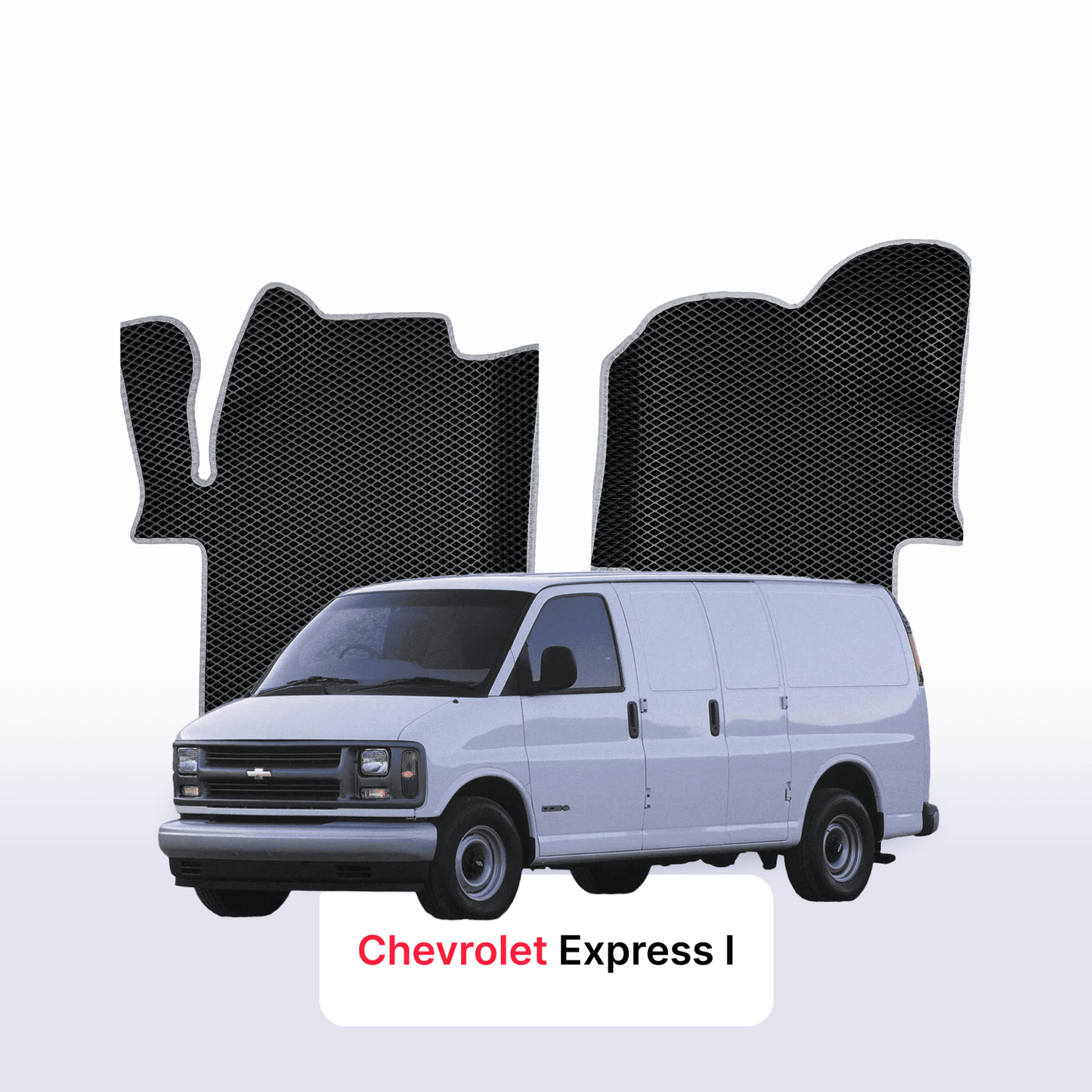 Car mats EVA for Chevrolet Express 1 gen 1995-2002 year VAN