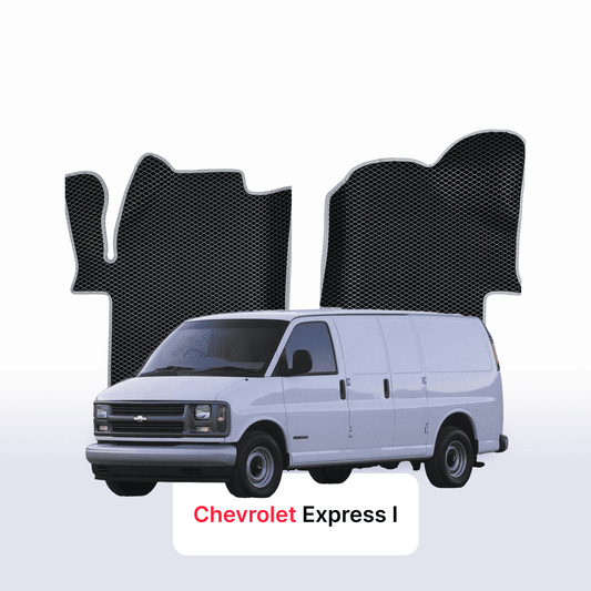 Car mats EVAMATS for Chevrolet Express 1 gen 1995-2002 year VAN