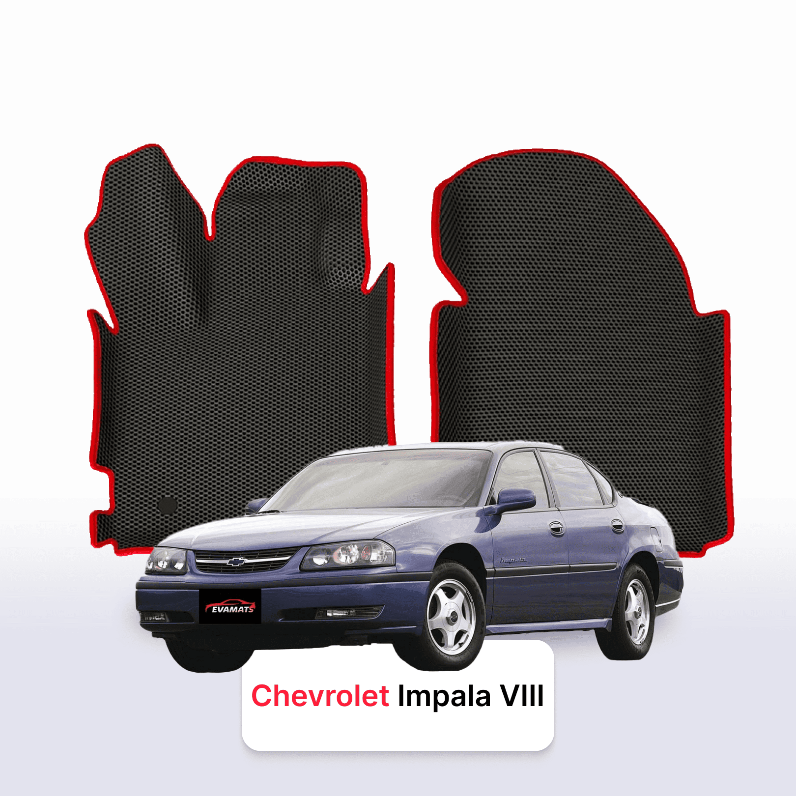 Car mats EVAMATS for Chevrolet Impala 8 gen 1999-2006 year SEDAN