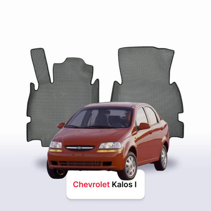 Car mats EVAMATS for Chevrolet Kalos 1 gen 2003-2008 year SEDAN