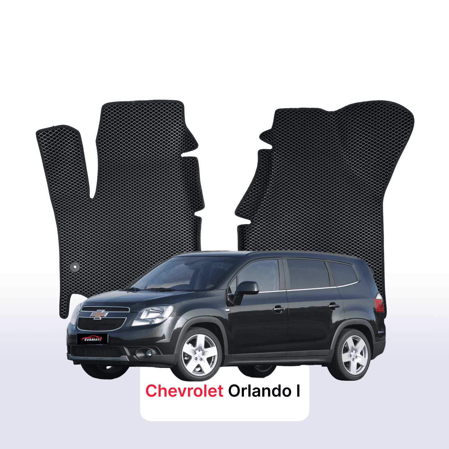 Car mats EVAMATS for Chevrolet Orlando 1 gen 2010-2018 year MINIVAN