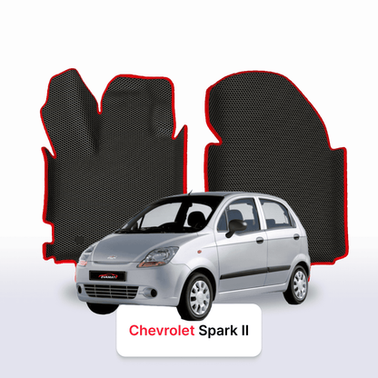 Car mats EVA for Chevrolet Spark 2 gen 2005-2009 year HATCHBACK 5 door