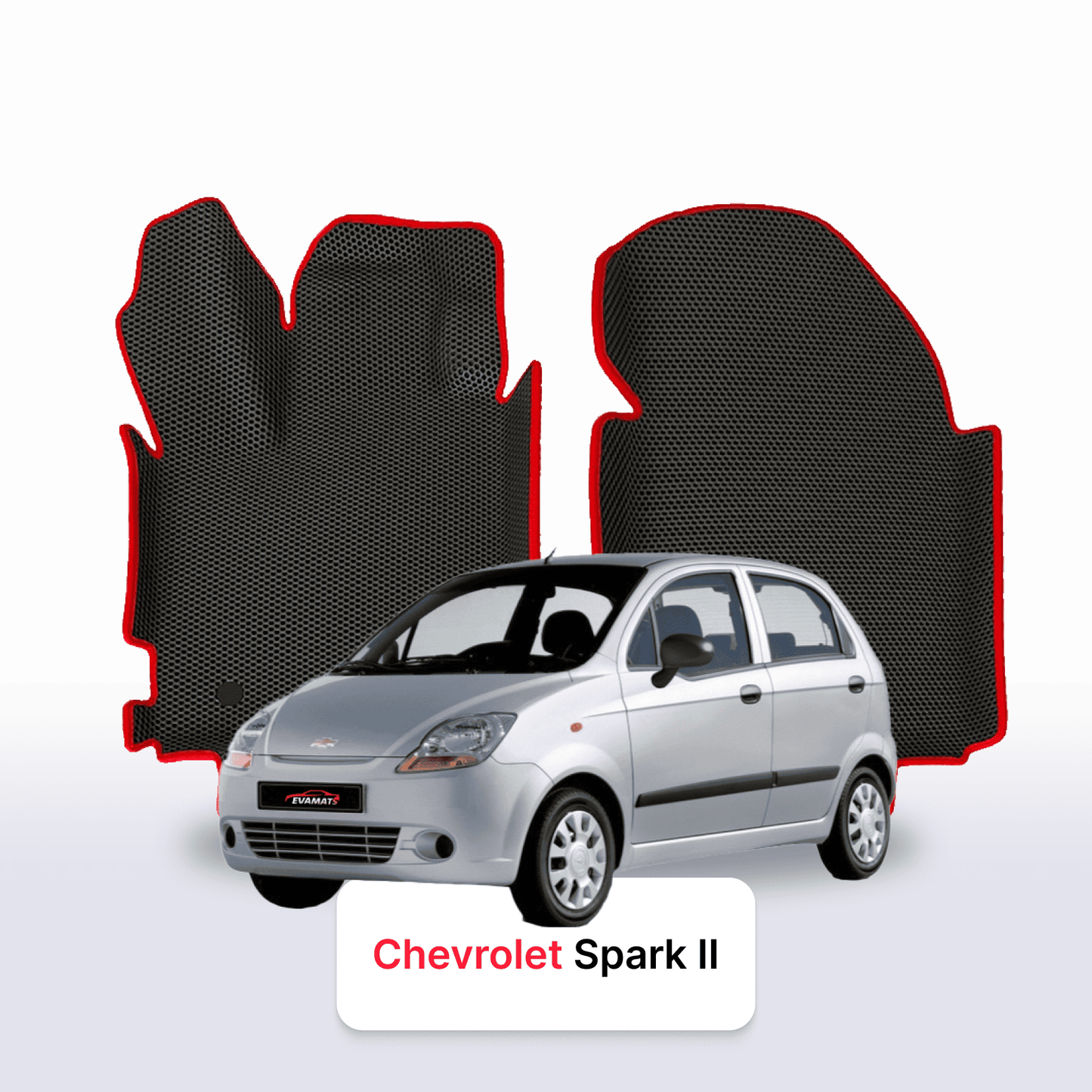 Car mats EVAMATS for Chevrolet Spark 2 gen 2005-2009 year HATCHBACK 5 door