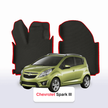 Car mats EVAMATS for Chevrolet Spark 3 gen 2009-2016 year HATCHBACK 5 door