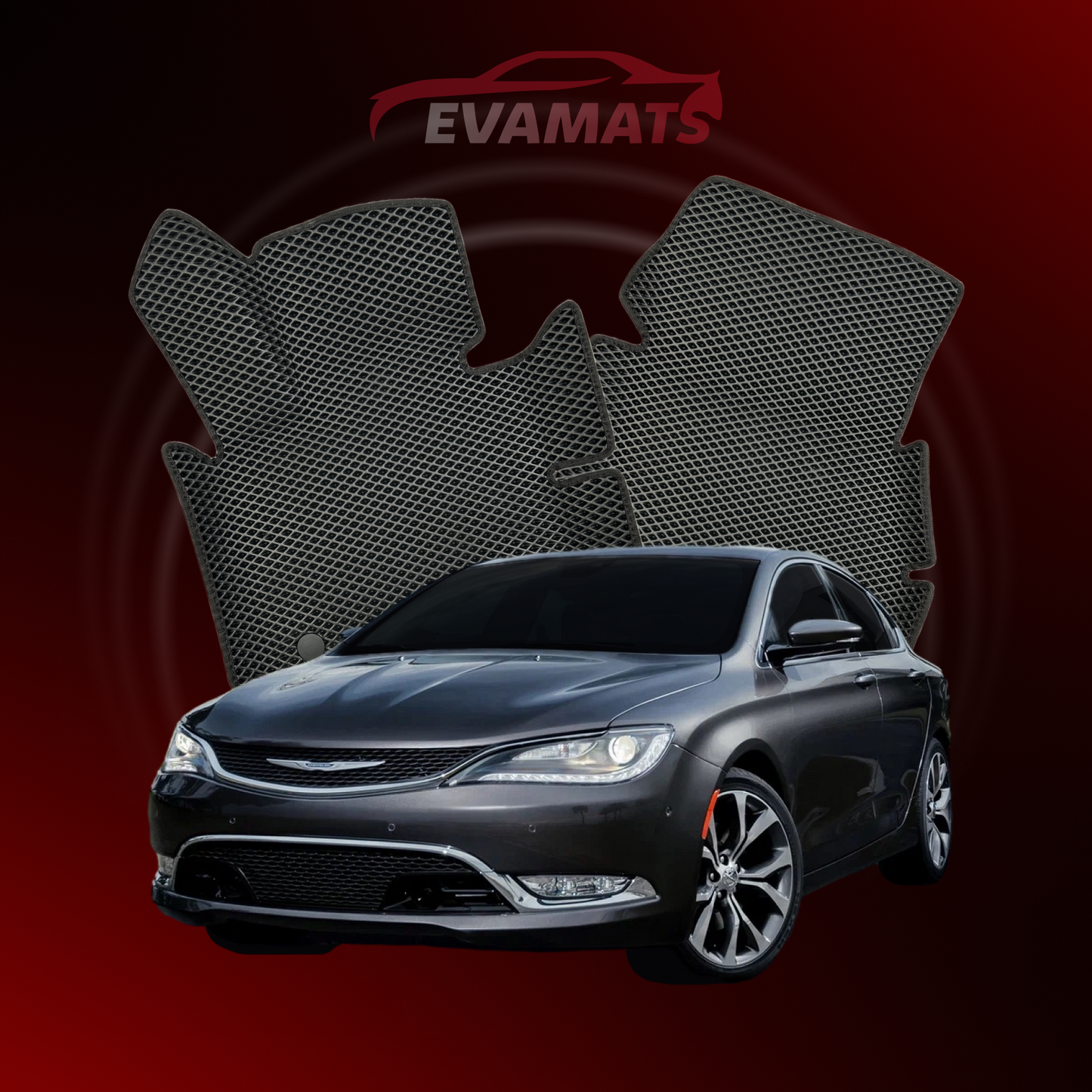 Autokoberce EVAMATS pre Chrysler 200 2 gen 2014-2017 rok SEDAN