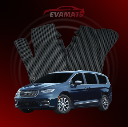 Tappetini per auto EVAMATS per Chrysler Pacifica Pinnacle (RU) 2 generazione 2020-2025 anno MINIVAN