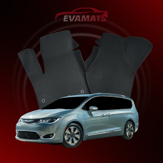 Tappetini per auto EVAMATS per Chrysler Pacifica(RU) 2 generazione 2016-2020 anno MINIVAN