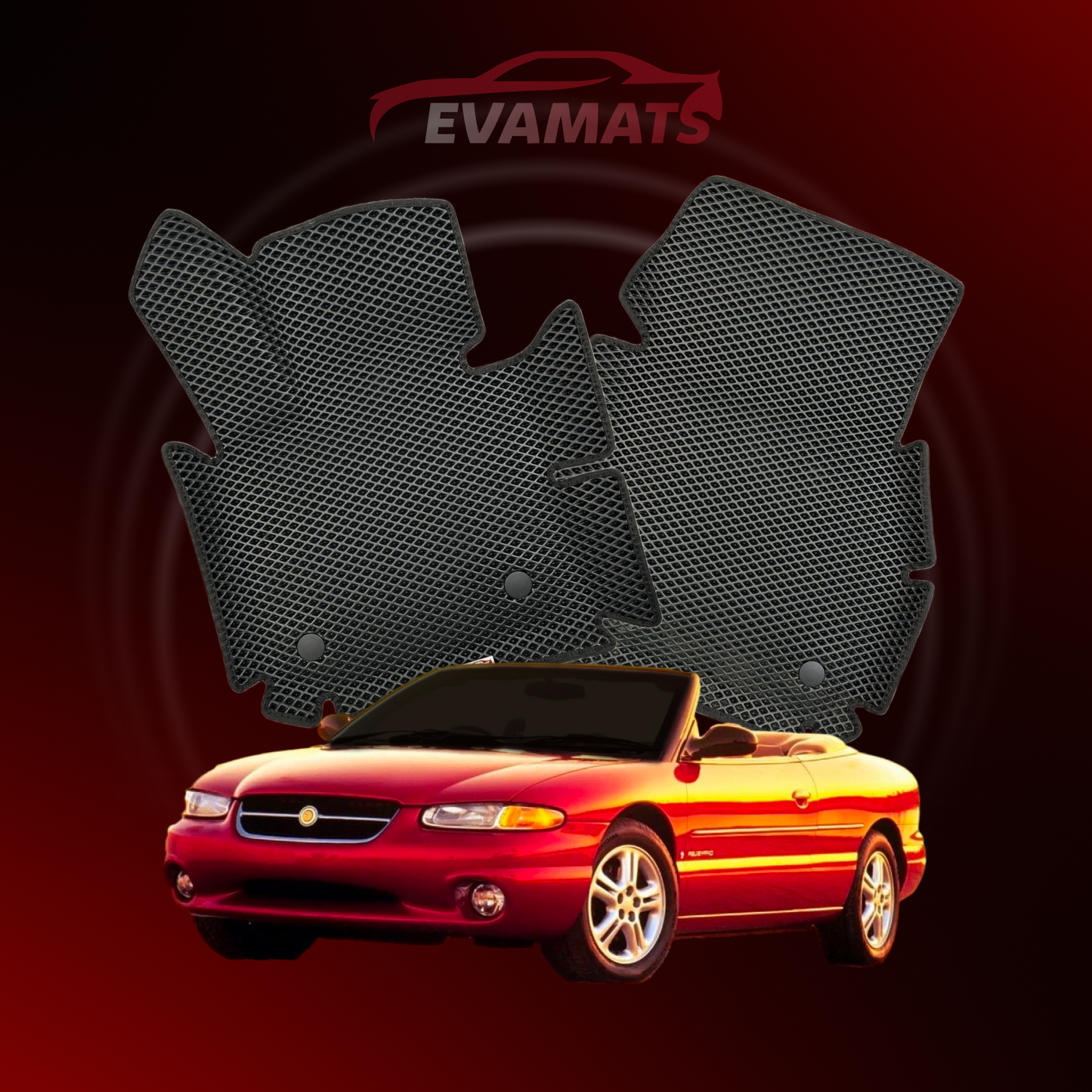 Tapis de voiture EVAMATS pour Chrysler Sebring 1 gen 1994-2000 année CABRIO