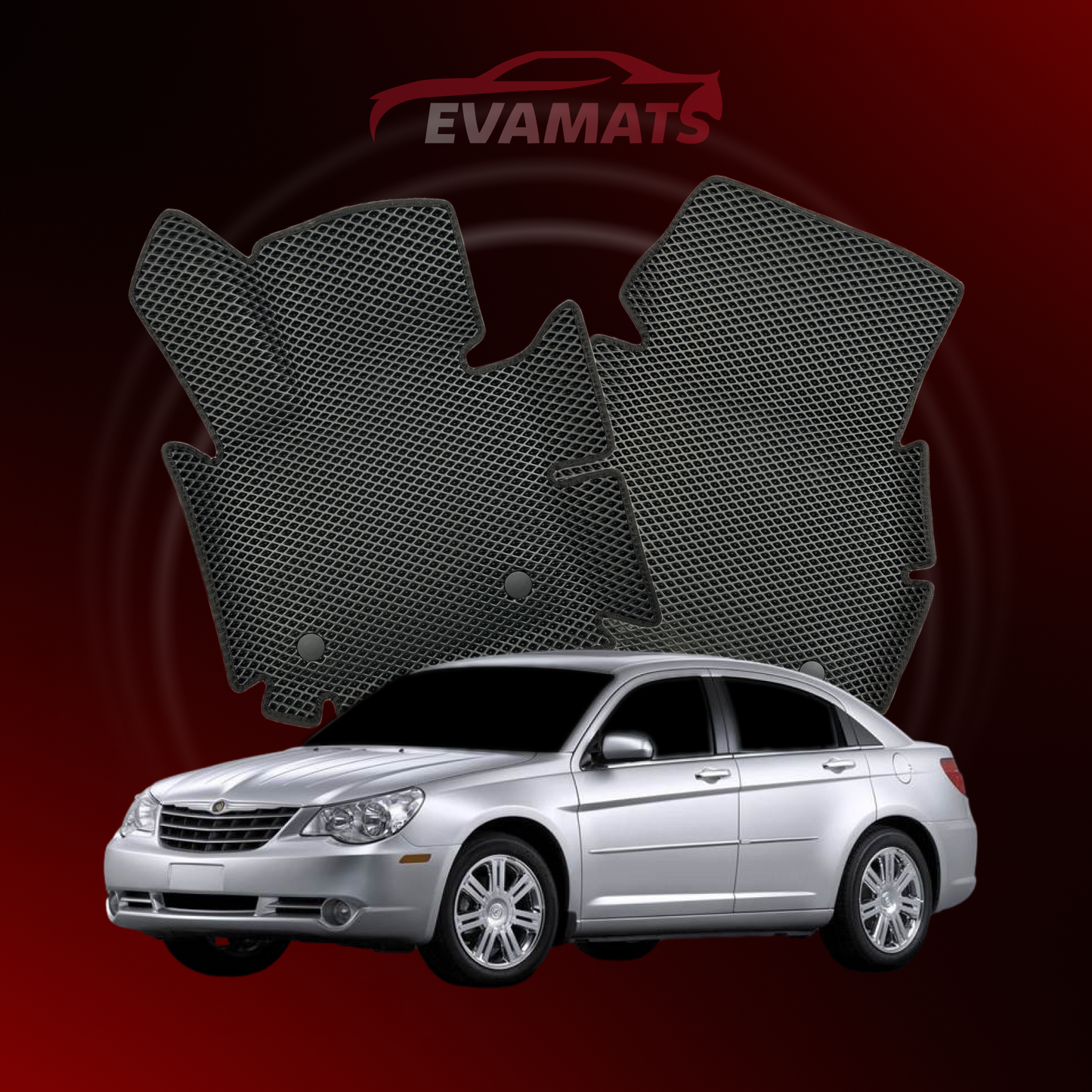 Car mats EVAMATS for Chrysler Sebring 3 gen 2006-2010 year SEDAN