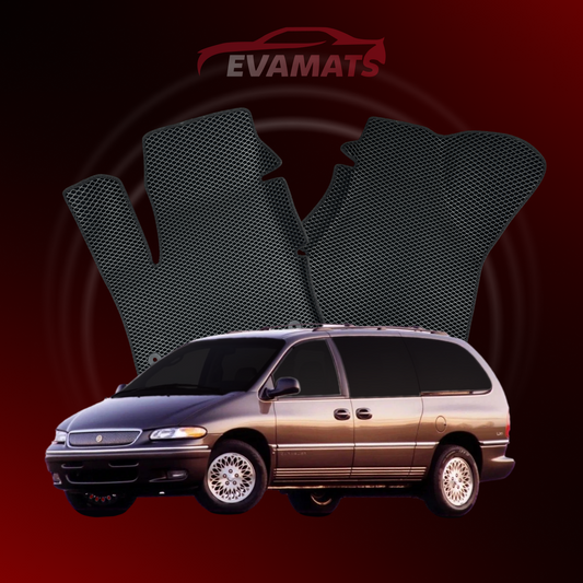 Car mats EVAMATS for Chrysler Town & Country 3 gen 1995-2000 year MINIVAN