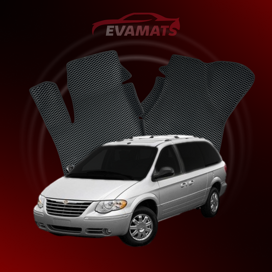 Car mats EVAMATS for Chrysler Town & Country 4 gen 2000-2007 year MINIVAN