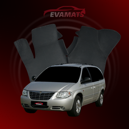 Tappetini per auto EVAMATS per Chrysler Grand Voyager 4 gen 2000-2008 anno MINIVAN