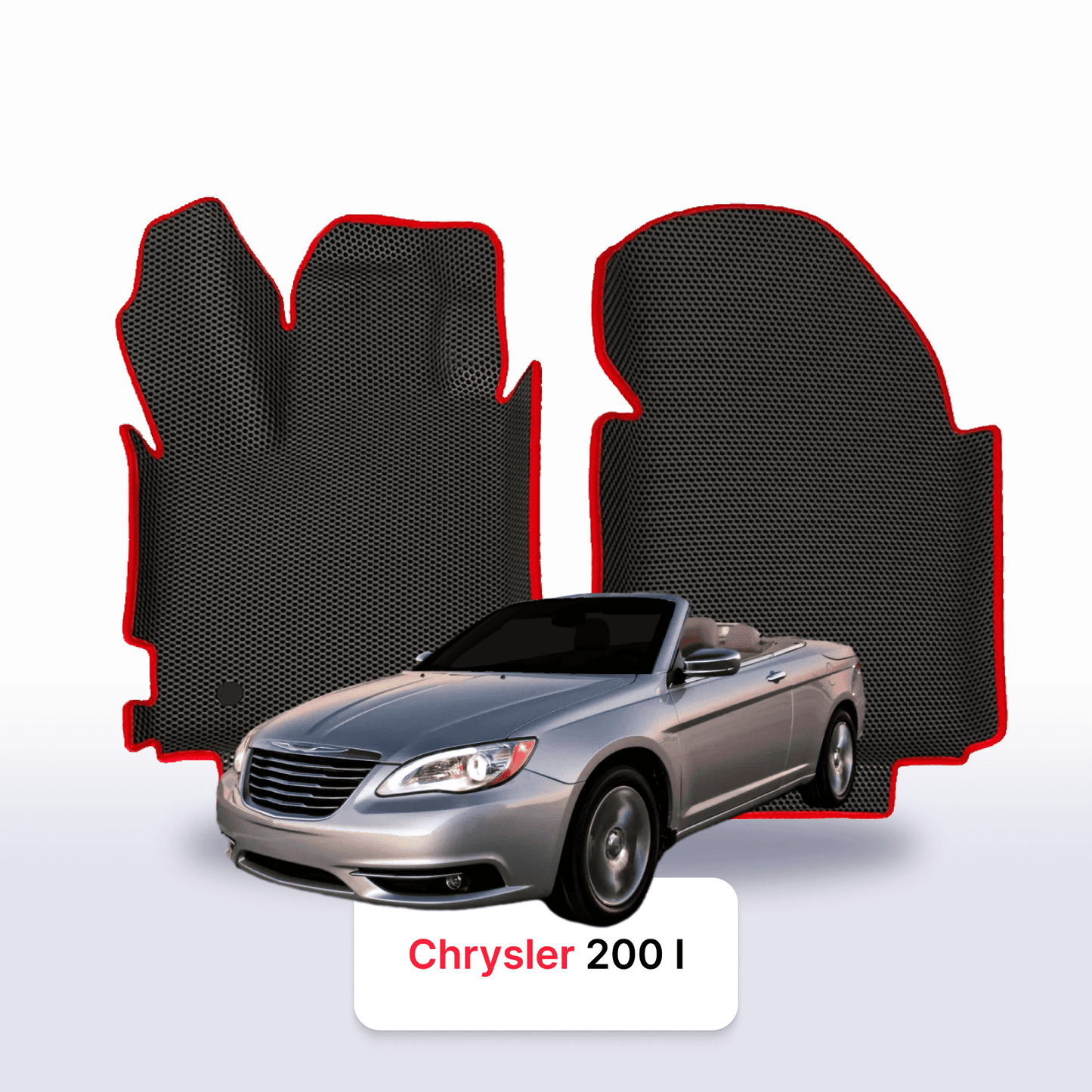 Car mats EVAMATS for Chrysler 200 1 gen 2010-2014 year CABRIO