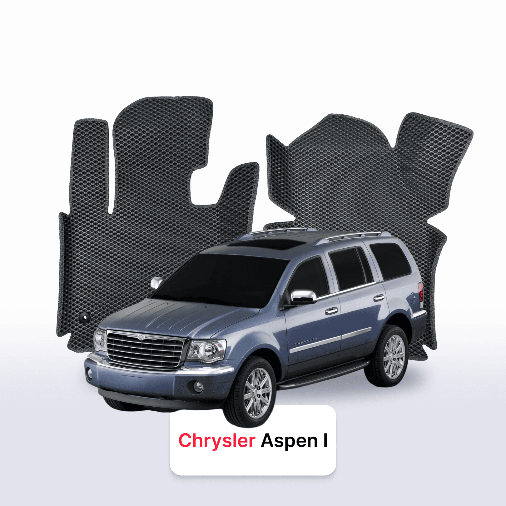 Car mats EVA for Chrysler Aspen 1 gen 2006-2008 year SUV