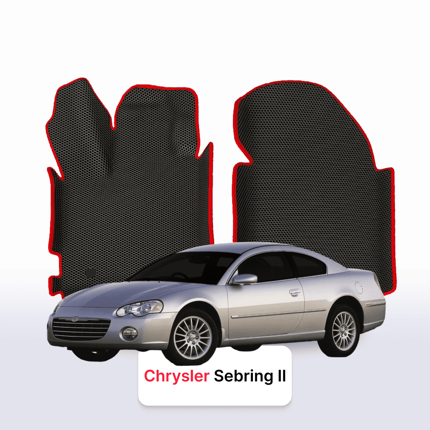 Car mats EVAMATS for Chrysler Sebring 2 gen 2000-2006 year COUPE