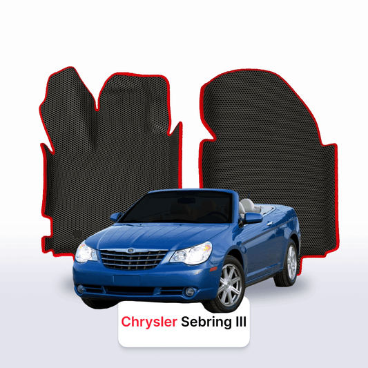 Car mats EVAMATS for Chrysler Sebring 3 gen 2006-2010 year CABRIO